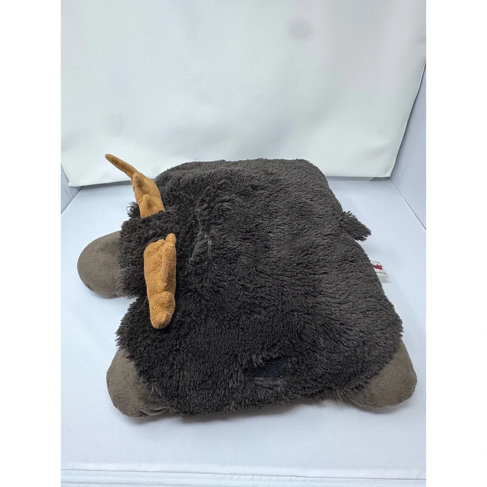 Pillow Pets Magical Moose Brown Plush Stuffed Animal 18 inch Large Travel Pillow